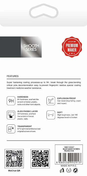 Oppo RX17 Pro Ekran Koruyucu Blue Nano Esnek Film Kırılmaz - Şeffaf