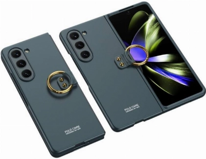 Galaxy Z Fold 5 Kılıf Zore Kıpta Yüzüklü Flip Sert Kapak