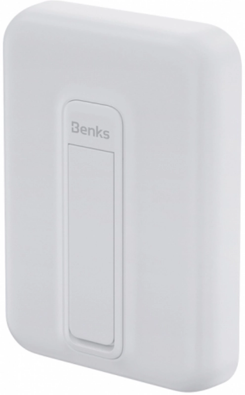 Benks MP09 Magsafe Magnetik Standlı İnce Tasarımlı Powerbank 6000mAh - Beyaz