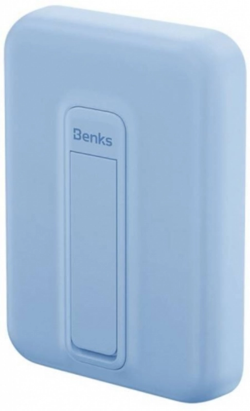 Benks MP09 Magsafe Magnetik Standlı İnce Tasarımlı Powerbank 6000mAh - Mavi