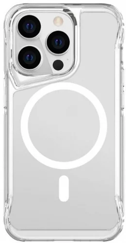 Apple iPhone 13 Pro Kılıf Zore Magsafe Şarj Özellikli T-Max Magsafe Kapak - Şeffaf