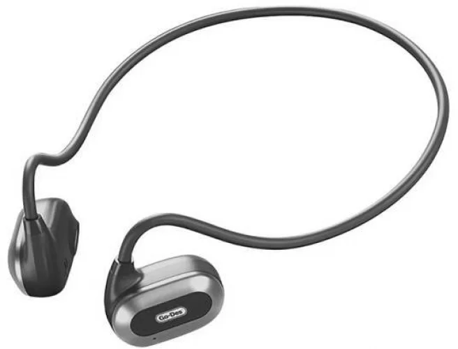 Go Des GD-EP1030 Hava İletim Teknolojili Su Geçirmez Boyun Askılı Sporcu Bluetooth Kulaklığı 1200mAh - Siyah