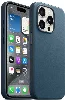 Apple iPhone 15 Pro Max Kılıf Zore Mikro Fiber Optimal Kapak - Mavi