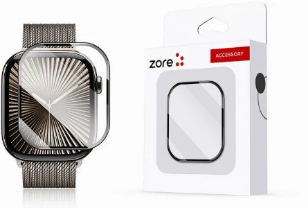 Apple Watch 10 46mm Zore PMMA Pet Saat Ekran Koruyucu - Şeffaf