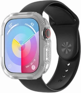 Apple Watch 10 46mm Silikon TPU Kasa Koruyucu Zore Watch Gard 17 - Şeffaf