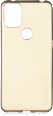 Alcatel 3x (2020) Kılıf İnce Soft Mat Renkli Esnek Silikon Kapak - Gold