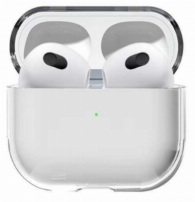 Apple Airpods 3. Nesil Kılıf Şeffaf Sert Kristal Zore Airbag 14 (6.1) Kılıf - Şeffaf