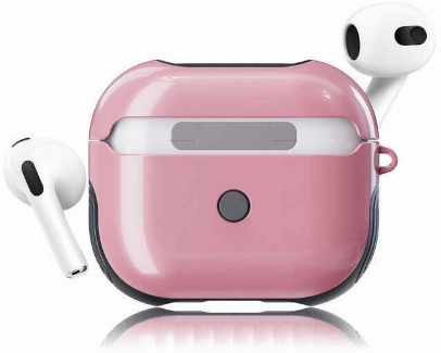 Apple Airpods 3. Nesil Kılıf Zore Shockproof Silikon - Pembe