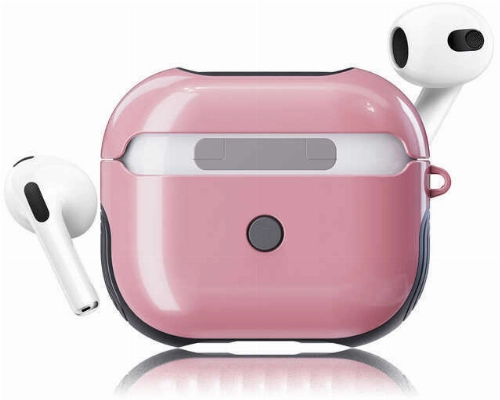 Apple Airpods 3. Nesil Kılıf Zore Shockproof Silikon - Pembe