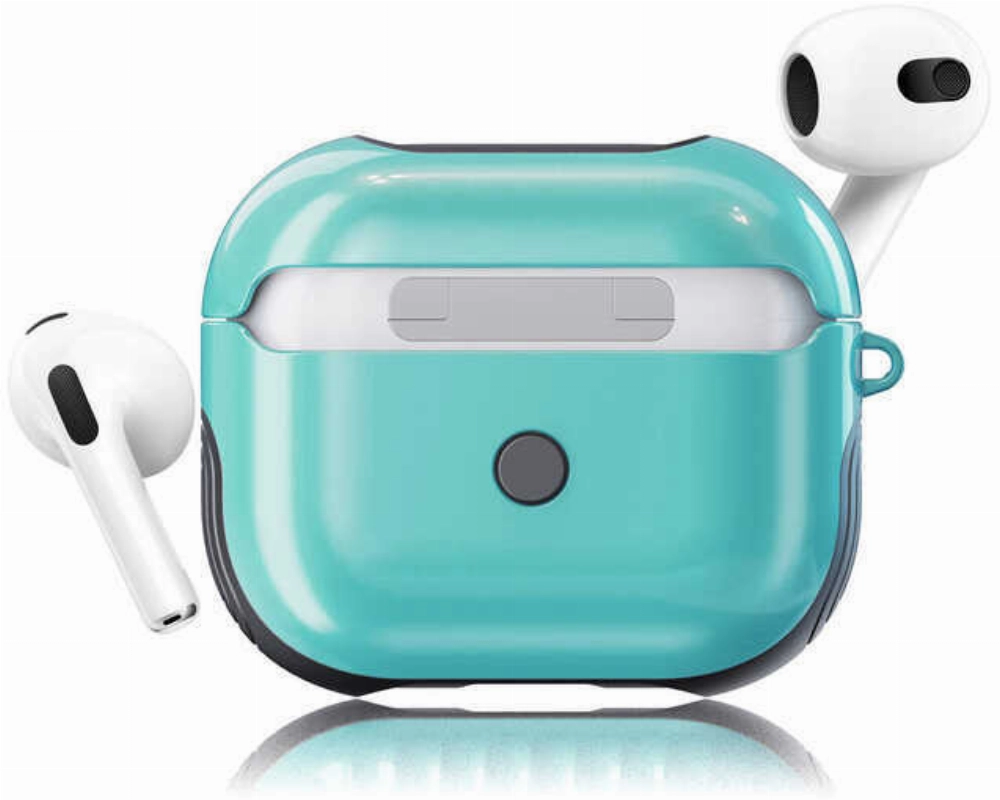 Apple Airpods 3. Nesil Kılıf Zore Shockproof Silikon - Yeşil