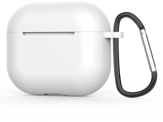 Apple Airpods 3. Nesil Zore Standart Silikon Kılıf - Beyaz