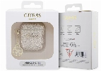 Apple Airpods Kılıf GUESS Glitter 4G Charm Kapak - Gold