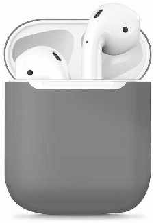 Apple Airpods Kılıf Zore Airbag 13 Silikon - Gri