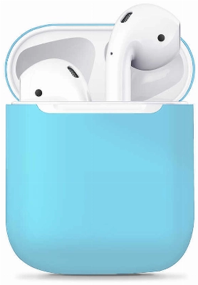 Apple Airpods Kılıf Zore Airbag 13 Silikon - Mavi