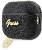 Apple Airpods Pro 2 Kılıf GUESS Glitter 4G Charm Kapak - Siyah