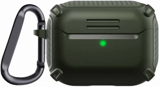 Apple Airpods Pro Kılıf Zore Airbag 26 Silikon - Koyu Yeşil