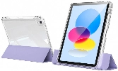 Apple iPad 10.9 2022 (10. Nesil) ​Kılıf Magnetik Ayrılabilen Airbagli Sliding Silikon Tablet Kapak - Gri