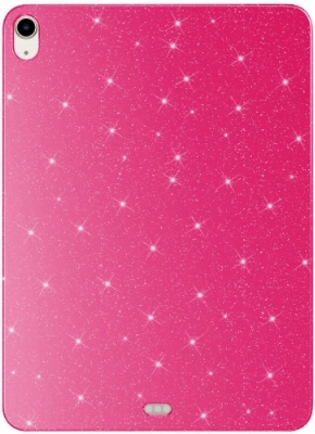 Apple iPad 10.9 2022 (10. Nesil) Tablet Kılıfı  Glittered Shiny Look Tablet Koton Case - Pembe Koyu