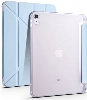 Apple iPad 10.9 2022 (10. Nesil) Tablet Kılıfı Standlı Tri Folding Kalemlikli Silikon Smart Cover - Mavi