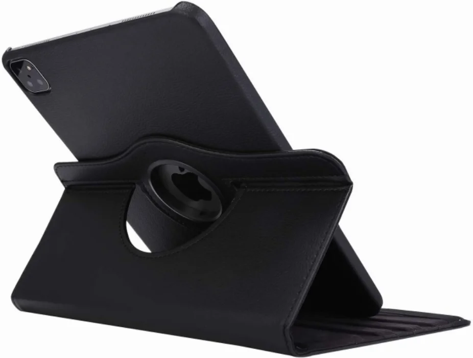 Apple iPad Pro 11 inç 2020 Tablet Kılıfı 360 Derece Dönebilen Standlı Kapak - Siyah