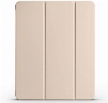 Apple iPad Air 10.9 2022 (5.Nesil) Tablet Kılıfı Flip Smart Standlı Kalem Bölmeli Akıllı Kapak Smart Cover - Gold