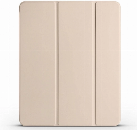 Apple iPad Air 10.9 2022 (5.Nesil) Tablet Kılıfı Flip Smart Standlı Kalem Bölmeli Akıllı Kapak Smart Cover - Gold