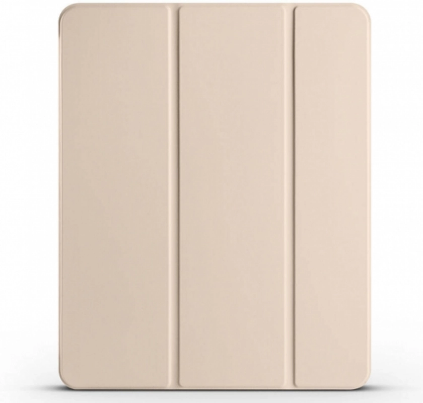 Apple iPad Air 10.9 2022 (5.Nesil) Tablet Kılıfı Flip Smart Standlı Kalem Bölmeli Akıllı Kapak Smart Cover - Gold