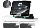Apple iPad Air 11 2024 ​Kılıf Magnetik Ayrılabilen Airbagli Sliding Silikon Tablet Kapak - Lavender