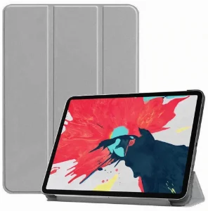 Apple iPad Air 11 2024 Tablet Kılıfı Flip Smart Standlı Akıllı Kapak Smart Cover - Gri