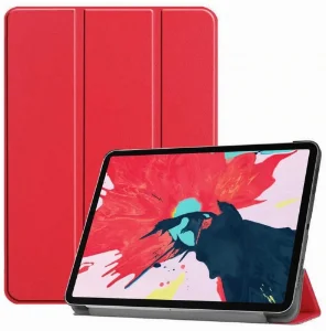 Apple iPad Air 11 2024 Tablet Kılıfı Flip Smart Standlı Akıllı Kapak Smart Cover - Kırmızı