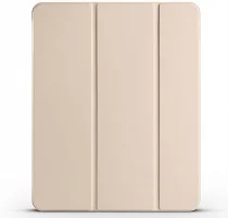 Apple iPad Air 11 2024 Tablet Kılıfı Flip Smart Standlı Kalem Bölmeli Akıllı Kapak Smart Cover - Gold