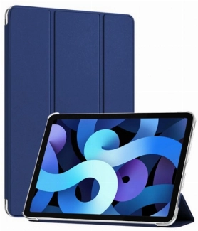 Apple iPad Air 4 10.9 inç 2020  Tablet Kılıfı 1-1 Standlı Smart Cover Kapak - Lacivert