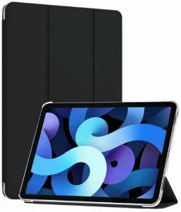 Apple iPad Air 4 10.9 inç 2020  Tablet Kılıfı 1-1 Standlı Smart Cover Kapak - Siyah