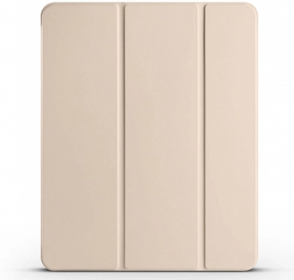 Apple iPad Air 4 10.9 inç 2020  Tablet Kılıfı Flip Smart Standlı Kalem Bölmeli Akıllı Kapak Smart Cover - Gold