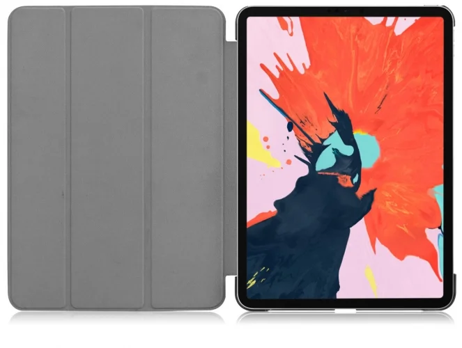 Apple iPad Pro 11 2020 Tablet Kılıfı 1-1 Standlı Smart Cover Kapak - Siyah