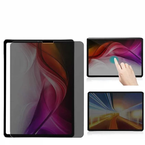 Apple iPad Pro 11 2020 Zore Tablet Privacy Temperli Cam Ekran Koruyucu - Siyah