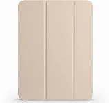 Apple iPad Pro 11 2024 Tablet Kılıfı Flip Smart Standlı Kalem Bölmeli Akıllı Kapak Smart Cover - Gold