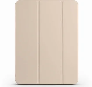 Apple iPad Pro 11 2024 Tablet Kılıfı Flip Smart Standlı Kalem Bölmeli Akıllı Kapak Smart Cover - Gold