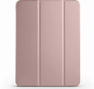 Apple iPad Pro 11 2024 Tablet Kılıfı Flip Smart Standlı Kalem Bölmeli Akıllı Kapak Smart Cover - Rose Gold