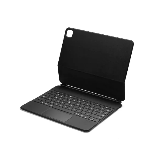 Apple iPad Pro 11 inç 2020 Klavyeli Kılıf Wiwu Magic Keyboard Touchpad Uyku Modlu Kapak - Siyah