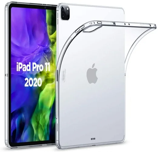 Apple iPad Pro 11 inç 2021 (3. Nesil) Şeffaf Esnek Süper Silikon