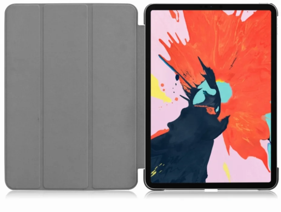 Apple iPad Pro 11 inç 2021 (3. Nesil) Tablet Kılıfı 1-1 Standlı Smart Cover Kapak - Siyah