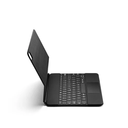Apple iPad Pro 12.9 2021 (5. Nesil) Klavyeli Kılıf Wiwu Magic Keyboard Touchpad Uyku Modlu Kapak - Siyah