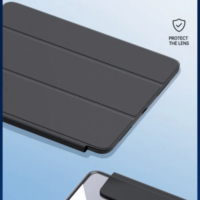Apple iPad Pro 12.9 2021 (5. Nesil) Tablet Kılıf Nort Smart Cover Standlı Uyku Modlu Kapak - Lacivert