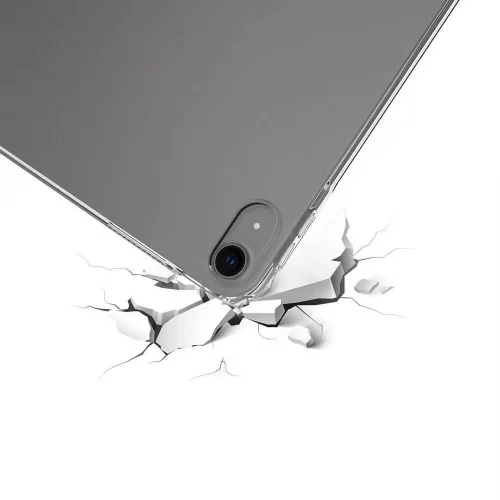 Apple iPad Pro 13 2024 Kılıf Tablet Nitro Anti Shock Köşeleri Airbag Silikon Kapak - Şeffaf