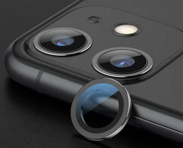Apple iPhone 11 Kamera Lens Koruyucu CL-02 - Siyah