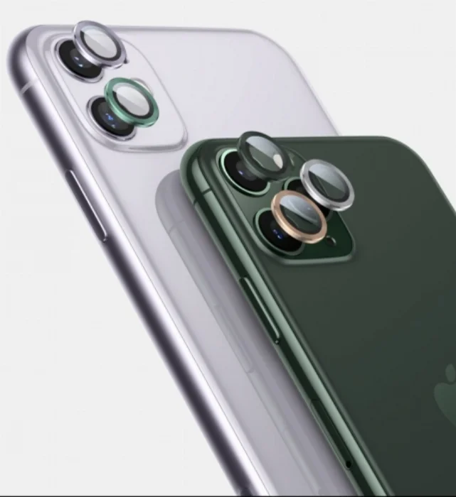 Apple iPhone 11 Kamera Lens Koruyucu CL-02 - Yeşil