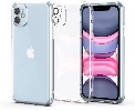 Apple iPhone 11 Kılıf Kamera Lens Korumalı Esnek Şeffaf Fizy Kapak