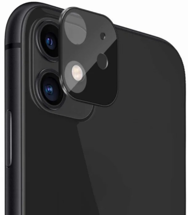 Apple iPhone 11 Metal Kamera Koruyucu  CP-02 - Siyah