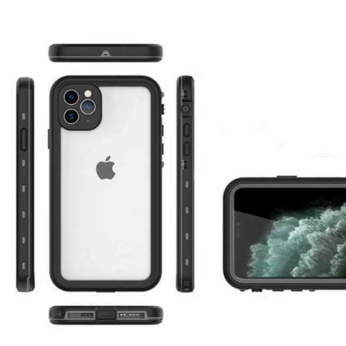 Apple iPhone 11 Pro Kılıf 1-1 Su Geçirmez Kılıf - Siyah